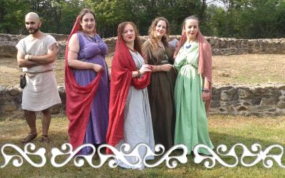 Okelum dervonnae dervonne danze dance antiche hystorical roman dance celtic feminine danze femminili matrone villa romana caselette auxilia almese gallloromanitas romanizzazione reenactment danzatrici celtiche danzatrici romane danza romana