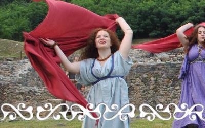 Okelum dervonnae dervonne danze dance antiche hystorical roman dance celtic feminine danze femminili matrone villa romana caselette auxilia almese gallloromanitas romanizzazione reenactment danzatrici celtiche danzatrici romane danza romana